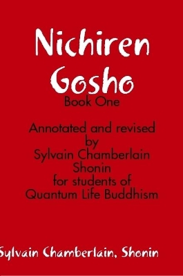 Book cover for Nichiren Gosho - Book One