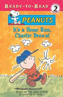 Book cover for It's a Home Run, Charlie Brown!
