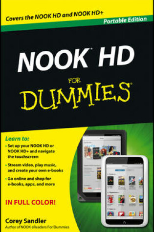 Cover of NOOK HD For Dummies, Portable Edition