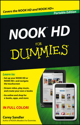 Cover of NOOK HD For Dummies, Portable Edition