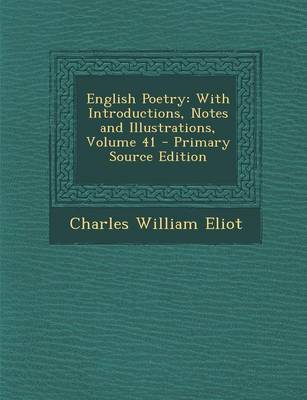 Book cover for English Poetry