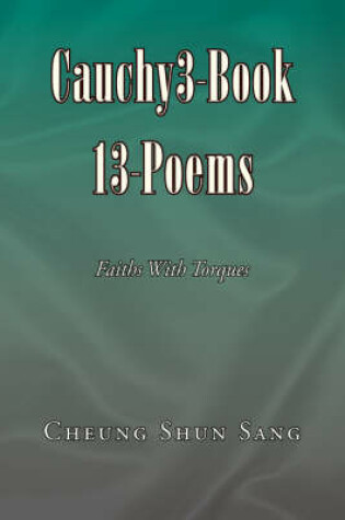 Cover of Cauchy3-Book 13-Poems