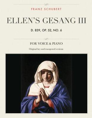 Book cover for Ellen's Gesang III, D. 839, Op. 52, No. 6
