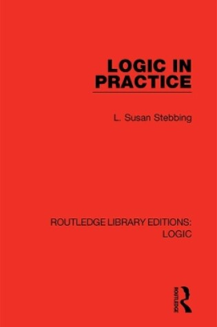 Cover of Logic in Practice