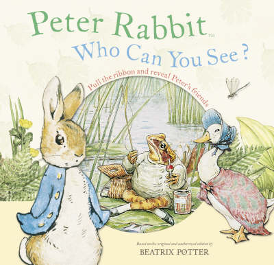 Book cover for Who can you see, Peter Rabbit?