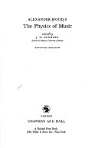 Cover of The Physics of Music