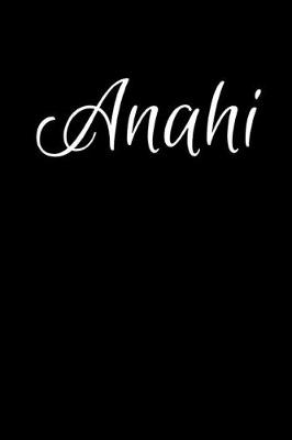 Book cover for Anahi