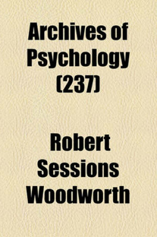 Cover of Archives of Psychology (237)