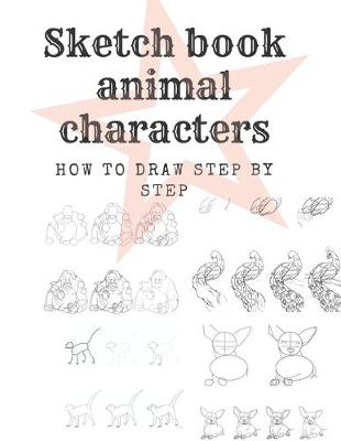 Book cover for Sketchbook animal characters