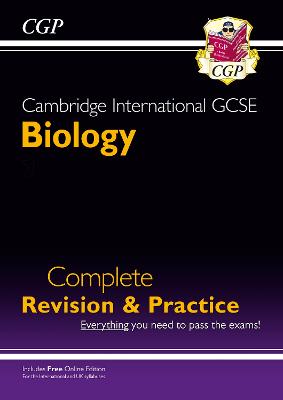 Book cover for Cambridge International GCSE Biology Complete Revision & Practice - for exams in 2022