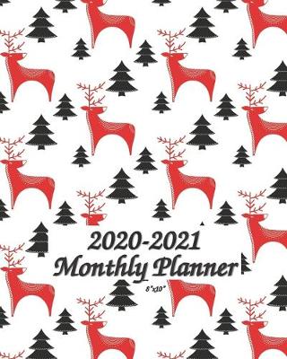 Book cover for 2020-2021 Monthly Planner 8"x10"