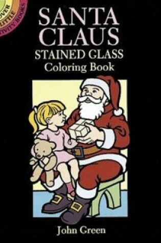 Cover of Santa Claus Stained Glass Coloring Book