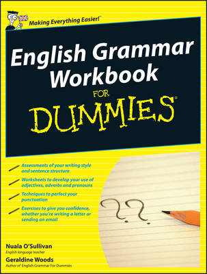 Book cover for English Grammar Workbook For Dummies