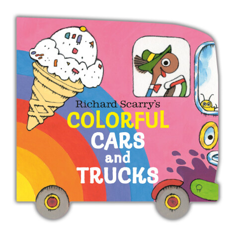 Book cover for Richard Scarry's Colorful Cars and Trucks