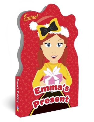 Book cover for The Wiggles Emma: Emma's Present Shaped Board Book