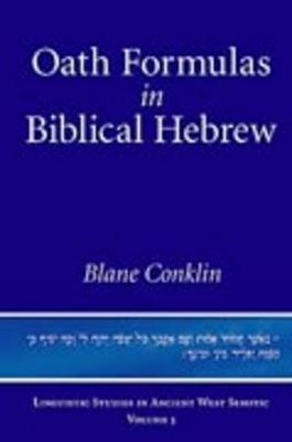 Cover of Oath Formulas in Biblical Hebrew