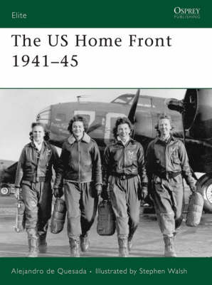 Book cover for The US Home Front 1941-45
