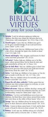 Book cover for 31 Biblical Virtues to Pray for Your Kids (pack of 50)