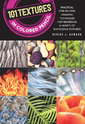 Book cover for 101 Textures in Colored Pencil