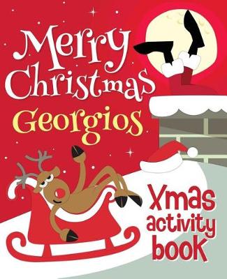 Book cover for Merry Christmas Georgios - Xmas Activity Book