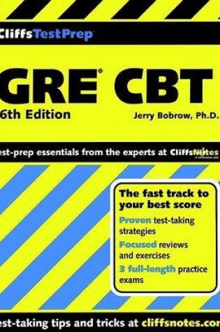 Cover of Cliffstestprep GRE CBT