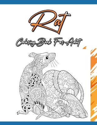 Book cover for Rat Coloring Book for Adults