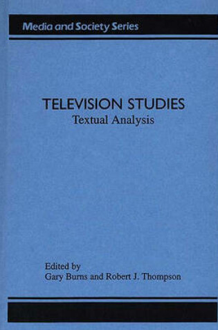 Cover of Television Studies