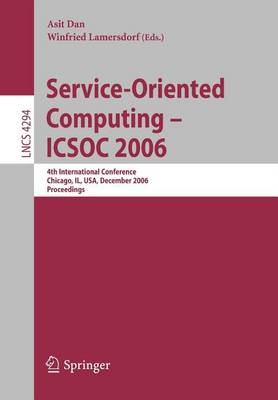 Book cover for Service-Oriented Computing - Icsoc 2006