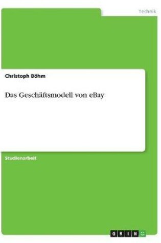 Cover of Das Geschaftsmodell von eBay