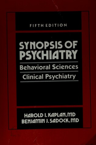 Cover of Synopsis of Psychiatry