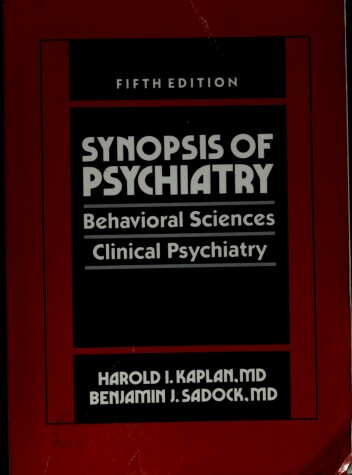 Book cover for Synopsis of Psychiatry