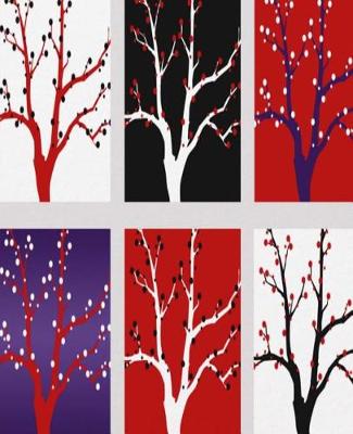 Book cover for Artistic Bare Winter Trees Snowflakes School Composition Books 130 Pages