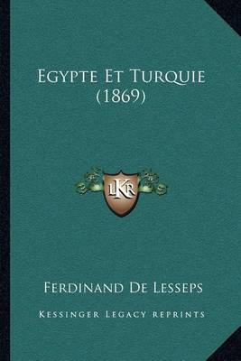 Book cover for Egypte Et Turquie (1869)