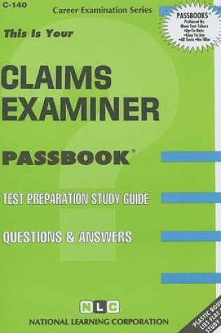 Cover of Claims Examiner