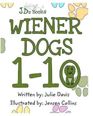 Book cover for Wiener Dogs One to Ten