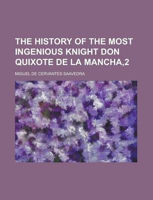 Book cover for The History of the Most Ingenious Knight Don Quixote de La Mancha,2