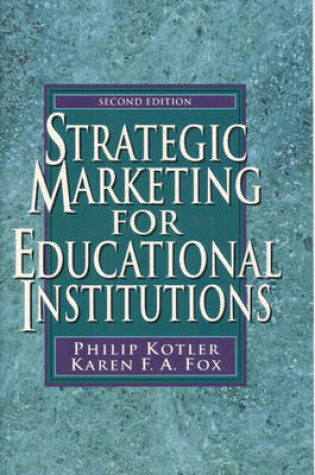 Cover of Strategic Marketing for Educational Institutions