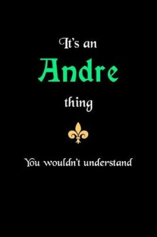 Cover of It's An Andre Thing, You Wouldn't Understand