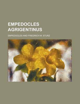 Book cover for Empedocles Agrigentinus