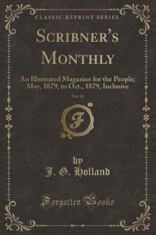 Cover of Scribner's Monthly, Vol. 18