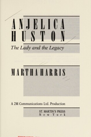 Cover of Anjelica Huston