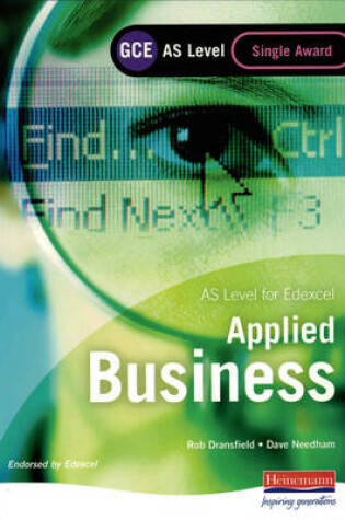 Cover of GCSE Applied Business Edexcel: Student Book