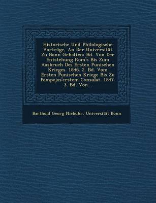 Book cover for Historische Und Philologische Vortrage, an Der Universitat Zu Bonn Gehalten