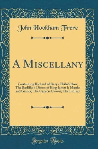 Cover of A Miscellany