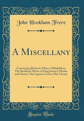 Book cover for A Miscellany