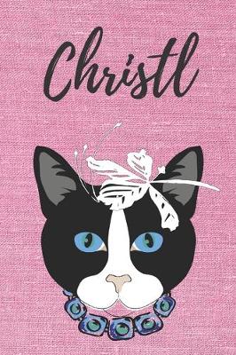 Book cover for personalisiertes Notizbuch Katze / Journal / Malbuch / Tagebuch / Kritzelbuch / DIN A5 / Geschenk Christl