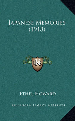 Cover of Japanese Memories (1918)