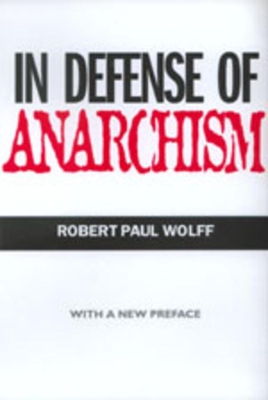 Book cover for In Defense of Anarchism