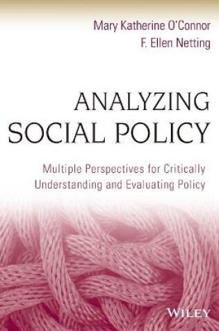 Cover of Analyzing Social Policy
