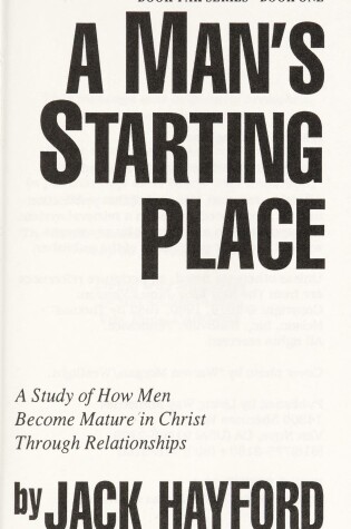 Cover of A Man's Starting Place